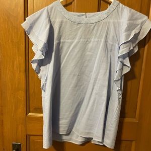 LOFT Factory light blue top. NWT